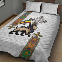 Ethiopia Saba Kemis Quilt Bed Set Ethiopian Cross Lion Of Judah