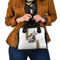 Ethiopia Saba Kemis Shoulder Handbag Ethiopian Cross Lion Of Judah