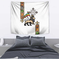 Ethiopia Saba Kemis Tapestry Ethiopian Cross Lion Of Judah