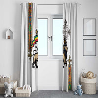 Ethiopia Saba Kemis Window Curtain Ethiopian Cross Lion Of Judah