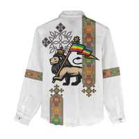 Ethiopia Saba Kemis Women Casual Shirt Ethiopian Cross Lion Of Judah