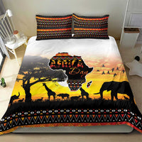 Happy Africa Day Bedding Set African Safari With Map