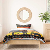 Happy Africa Day Bedding Set African Safari With Map