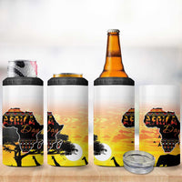 Happy Africa Day 4 in 1 Can Cooler Tumbler African Safari With Map