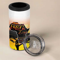 Happy Africa Day 4 in 1 Can Cooler Tumbler African Safari With Map