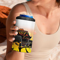 Happy Africa Day 4 in 1 Can Cooler Tumbler African Safari With Map