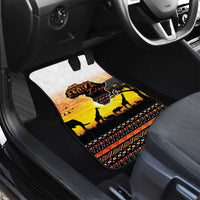 Happy Africa Day Car Mats African Safari With Map