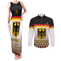 Custom Germany Hockey Couples Matching Tank Maxi Dress and Long Sleeve Button Shirt Go Trager der Adler