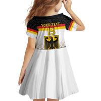 Custom Germany Hockey Family Matching Long Sleeve Bodycon Dress and Hawaiian Shirt Go Trager der Adler