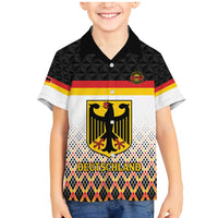 Custom Germany Hockey Family Matching Mermaid Dress and Hawaiian Shirt Go Trager der Adler