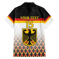 Custom Germany Hockey Family Matching Off Shoulder Short Dress and Hawaiian Shirt Go Trager der Adler