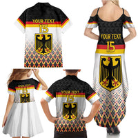 Custom Germany Hockey Family Matching Summer Maxi Dress and Hawaiian Shirt Go Trager der Adler