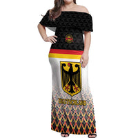 Custom Germany Hockey Off Shoulder Maxi Dress Go Trager der Adler