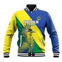 Personalized Sudan 1956-1970 Baseball Jacket Secretary Bird Coat Of Arms