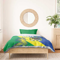 Personalized Sudan 1956-1970 Bedding Set Secretary Bird Coat Of Arms