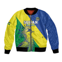 Personalized Sudan 1956-1970 Bomber Jacket Secretary Bird Coat Of Arms