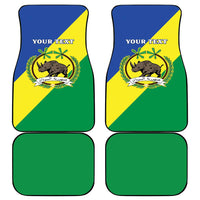 Personalized Sudan 1956-1970 Car Mats Secretary Bird Coat Of Arms