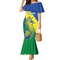 Personalized Sudan 1956-1970 Mermaid Dress Secretary Bird Coat Of Arms