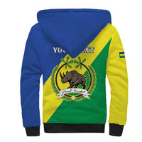 Personalized Sudan 1956-1970 Sherpa Hoodie Secretary Bird Coat Of Arms