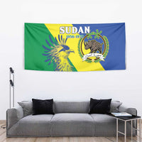 Personalized Sudan 1956-1970 Tapestry Secretary Bird Coat Of Arms