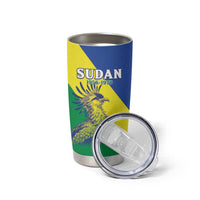 Personalized Sudan 1956-1970 Tumbler Cup Secretary Bird Coat Of Arms