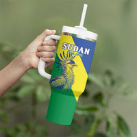 Personalized Sudan 1956-1970 Tumbler With Handle Secretary Bird Coat Of Arms