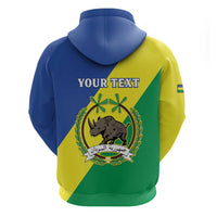 Personalized Sudan 1956-1970 Zip Hoodie Secretary Bird Coat Of Arms