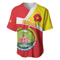 Personalized Ethiopia Amhara Region Baseball Jersey Coat Of Arms With Map
