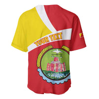 Personalized Ethiopia Amhara Region Baseball Jersey Coat Of Arms With Map