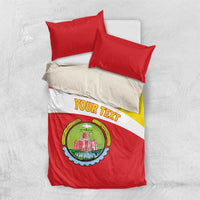 Personalized Ethiopia Amhara Region Bedding Set Coat Of Arms With Map
