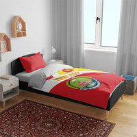 Personalized Ethiopia Amhara Region Bedding Set Coat Of Arms With Map