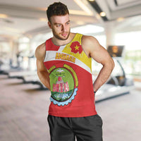 Personalized Ethiopia Amhara Region Men Tank Top Coat Of Arms With Map