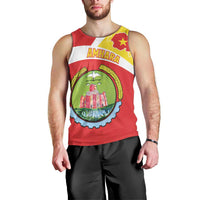 Personalized Ethiopia Amhara Region Men Tank Top Coat Of Arms With Map