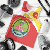 Personalized Ethiopia Amhara Region Men Tank Top Coat Of Arms With Map
