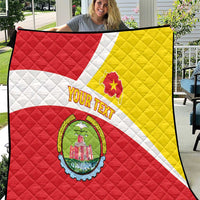 Personalized Ethiopia Amhara Region Quilt Coat Of Arms With Map