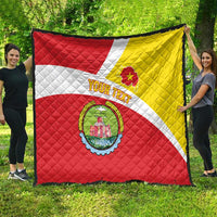 Personalized Ethiopia Amhara Region Quilt Coat Of Arms With Map