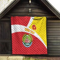 Personalized Ethiopia Amhara Region Quilt Coat Of Arms With Map