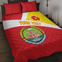 Personalized Ethiopia Amhara Region Quilt Bed Set Coat Of Arms With Map