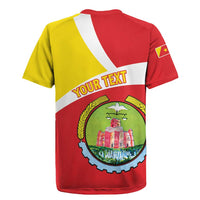 Personalized Ethiopia Amhara Region Rugby Jersey Coat Of Arms With Map