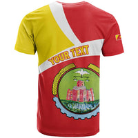 Personalized Ethiopia Amhara Region T Shirt Coat Of Arms With Map