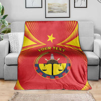 Personalized Ethiopia Tigray Region Blanket Coat Of Arms With Map