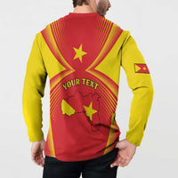 Personalized Ethiopia Tigray Region Button Sweatshirt Coat Of Arms With Map