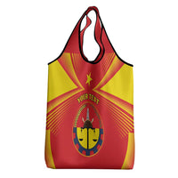 Personalized Ethiopia Tigray Region Grocery Bag Coat Of Arms With Map