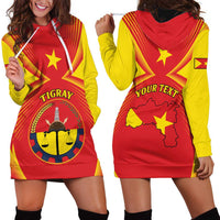 Personalized Ethiopia Tigray Region Hoodie Dress Coat Of Arms With Map