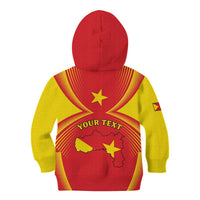 Personalized Ethiopia Tigray Region Kid Hoodie Coat Of Arms With Map