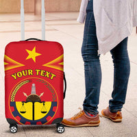 Personalized Ethiopia Tigray Region Luggage Cover Coat Of Arms With Map