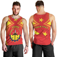 Personalized Ethiopia Tigray Region Men Tank Top Coat Of Arms With Map