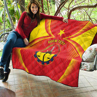 Personalized Ethiopia Tigray Region Quilt Coat Of Arms With Map