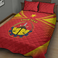 Personalized Ethiopia Tigray Region Quilt Bed Set Coat Of Arms With Map