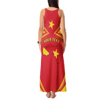 Personalized Ethiopia Tigray Region Tank Maxi Dress Coat Of Arms With Map